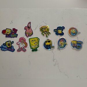 Vintage SpongeBob SquarePants Holographic 11 stickers